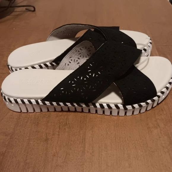 ILSE JACOBSEN NWOT Women's Tulip1575 Flat Sandal - Picture 4 of 8